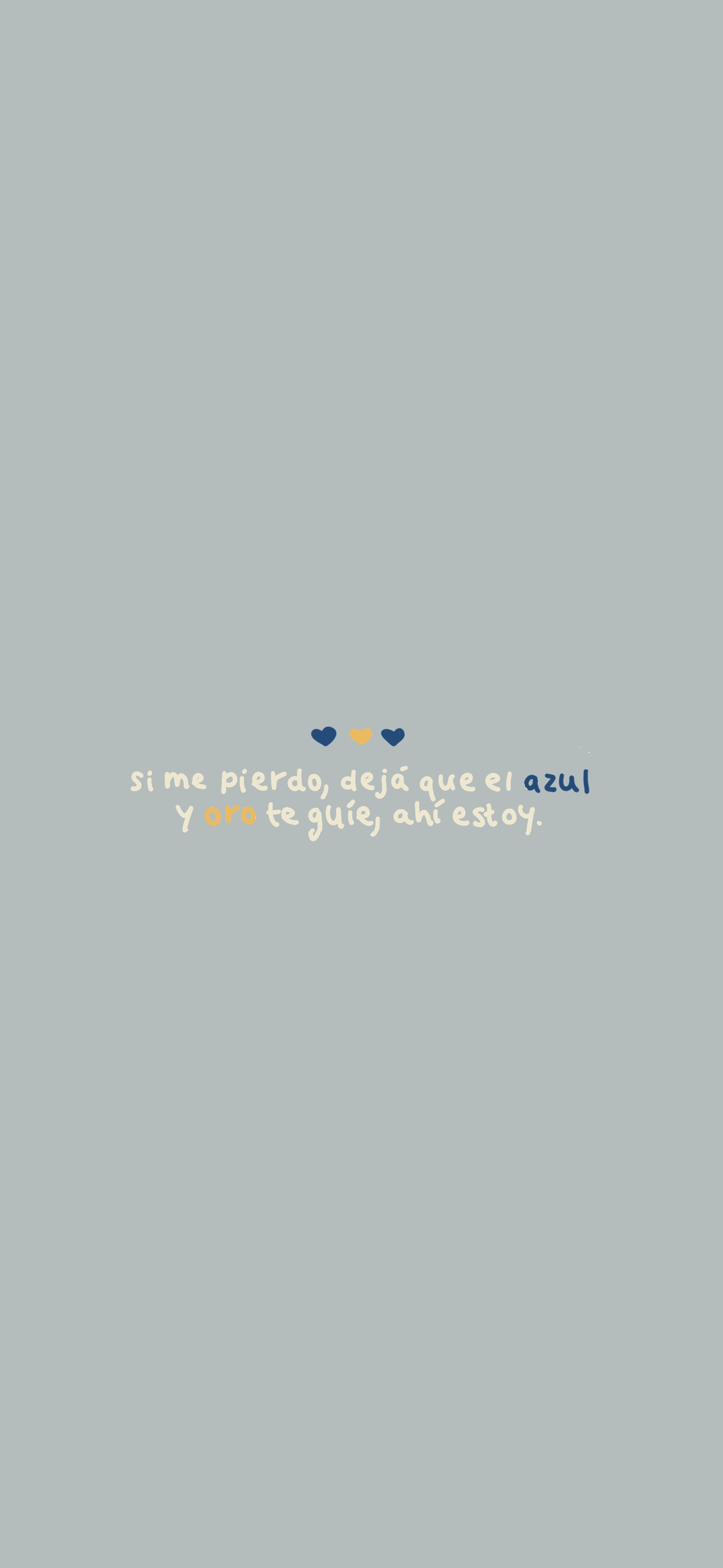 Fondo de pantalla que el azul y oro te guíe